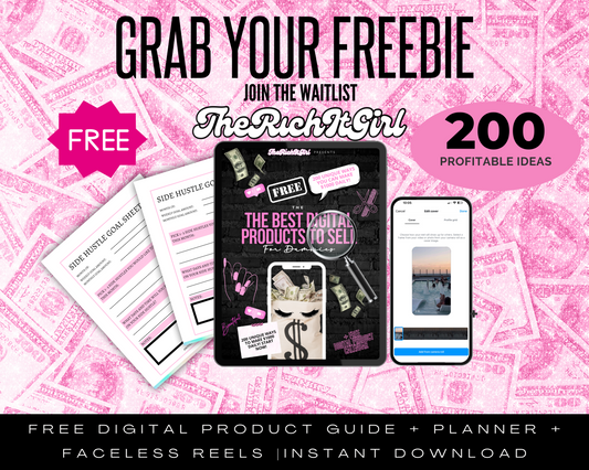 WAITLIST FREEBIE: Girl Get Rich: DFY Digital Product Starter Kit